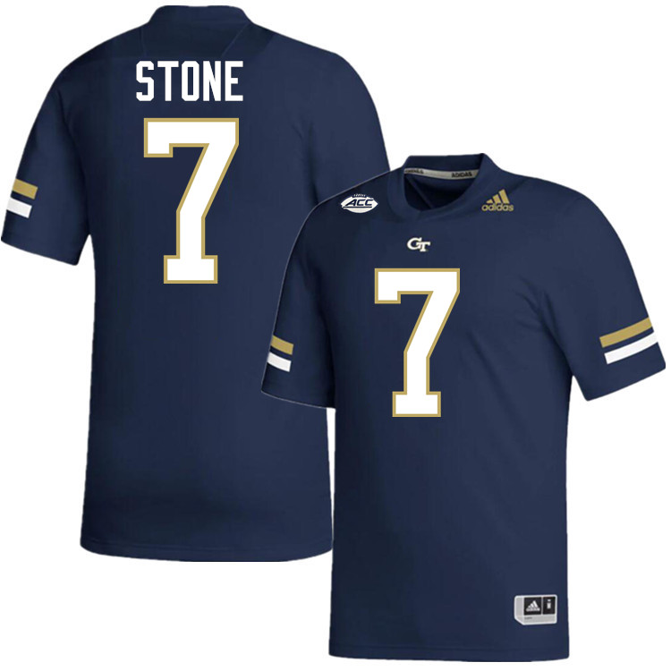 Akelo Stone Georgia Tech Jerseys,Georgia Tech Yellow Jackets College Football Uniforms-Navy